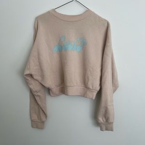 Levi’s Strauss Cropped light pink Sweater